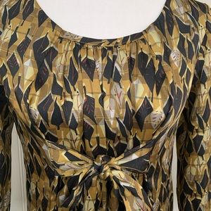 Comrags | Geometric Leaf Print Dress